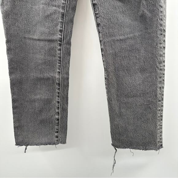 Madewell The Petite Perfect Vintage Jean in Cosner Wash: Knee-Rip Edition Sz 26P - Picture 5 of 15